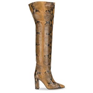 Paris Texas Snakeskin effect boots